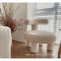 Modern boucle fabric Teddy Fabric Engel Olga Chair